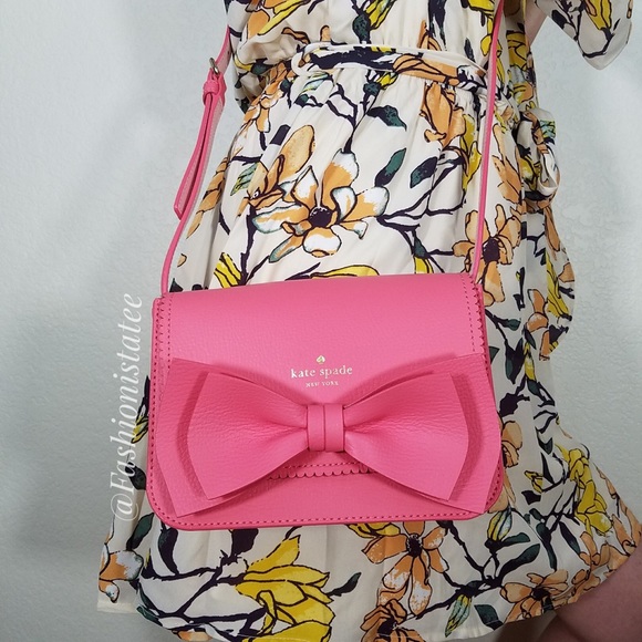 NWT KATE SPADE HANNI VANDERBILT PINK CROSSBODY BAG - Picture 2 of 7